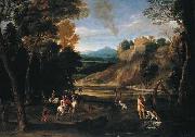 Landscape with a Hunting Party  Gian  Battista Viola